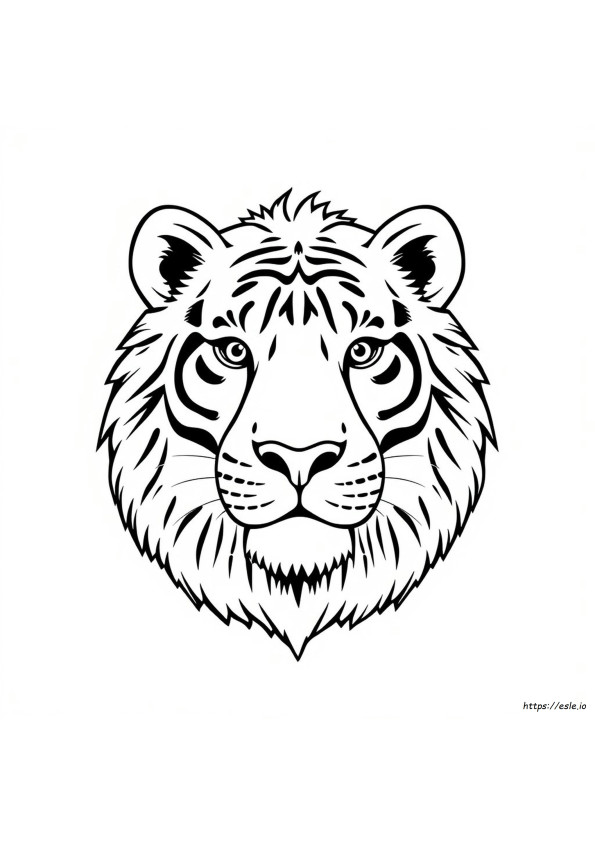 Coloriages Avec Têtes D'animaux