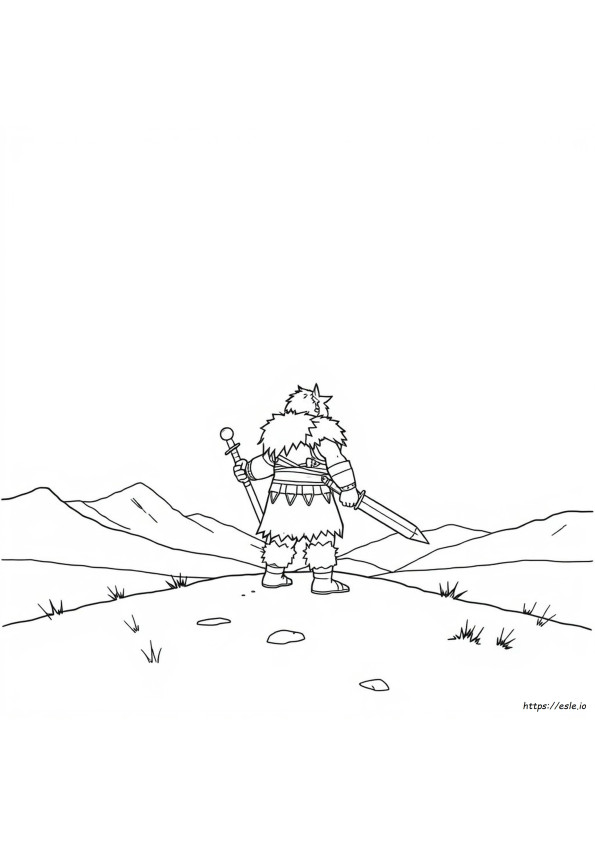 Daruk Coloring Page