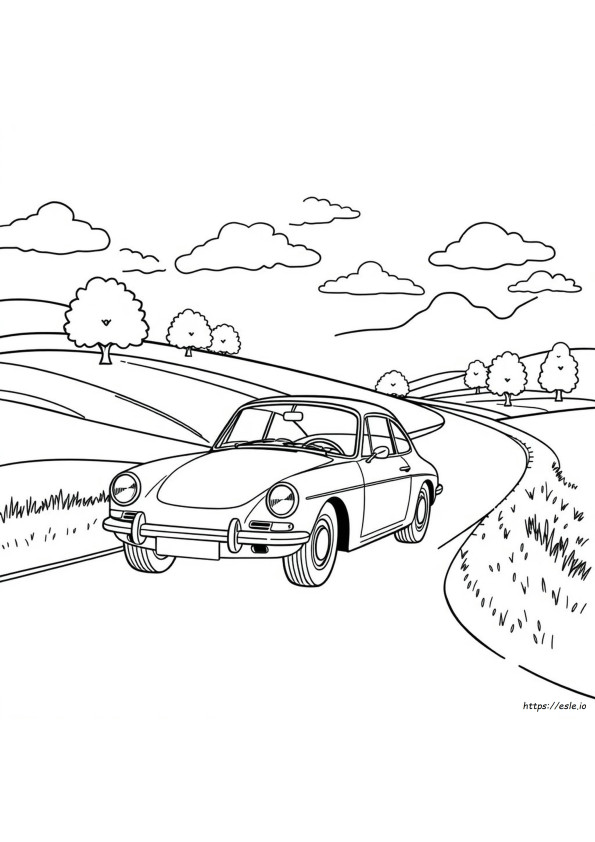 Classic Car Coloring Pages Printable
