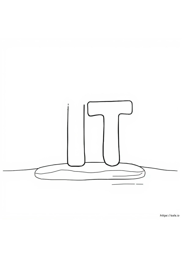 Lettera T Da Colorare