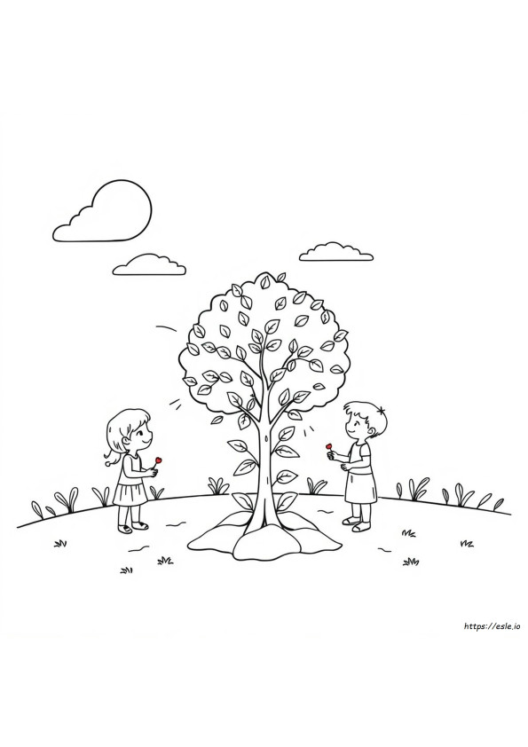 Tu Bishvat Värityskuvat