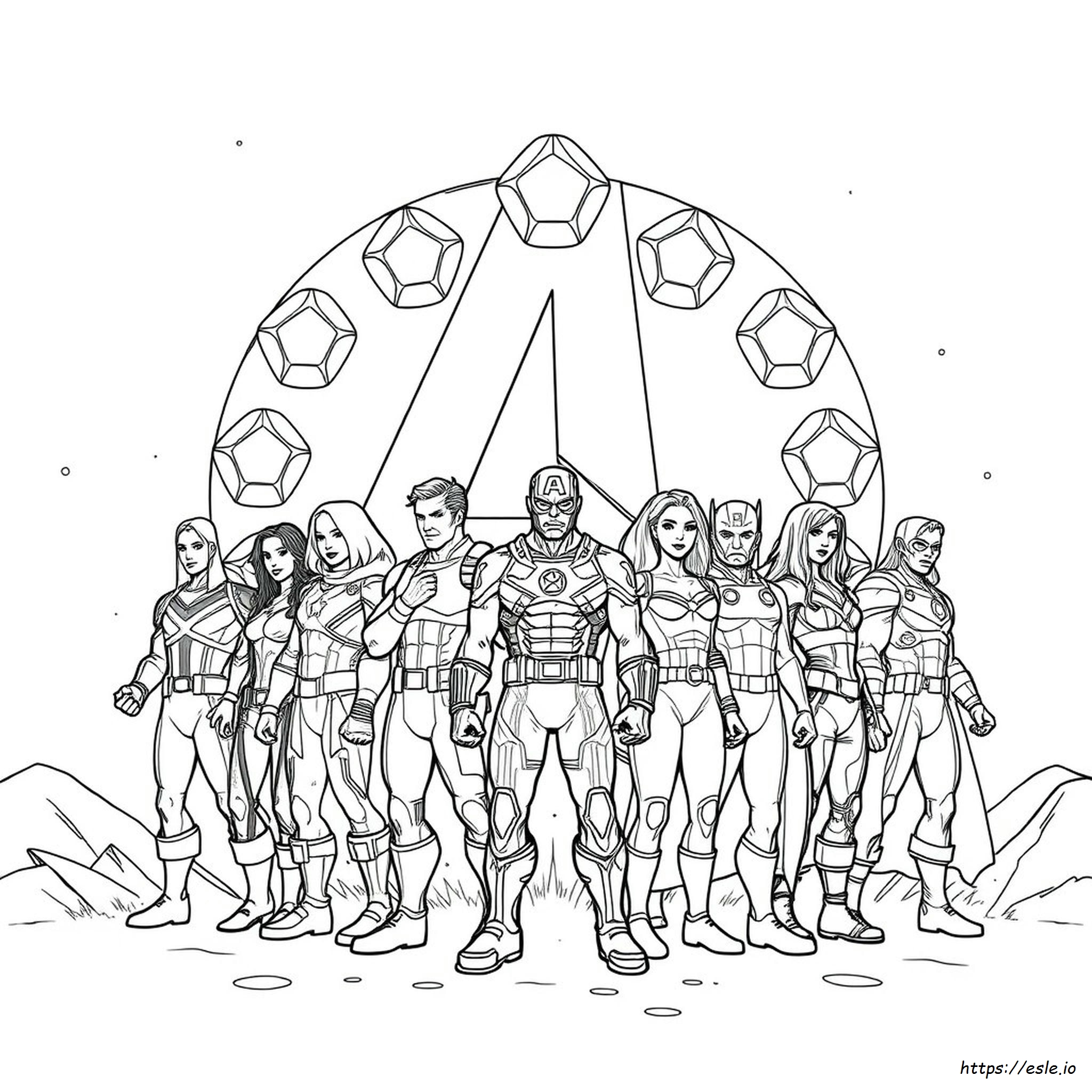 Avengers Ausmalbilder Infinity War