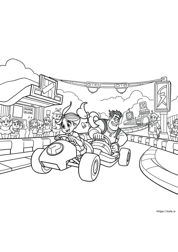 Vanellope Ralph Reichts Ausmalbilder