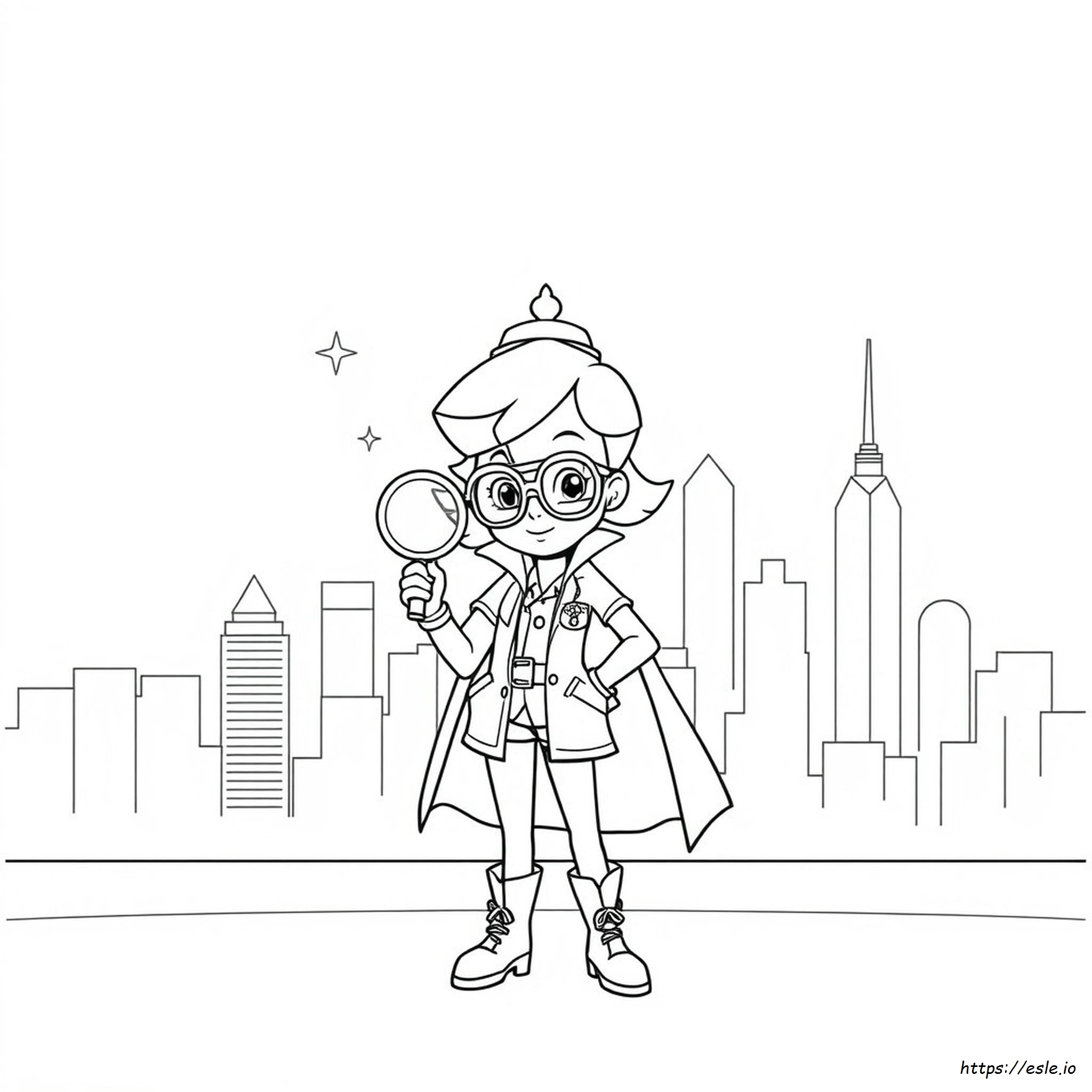 Coloriages Mira Détective Royale
