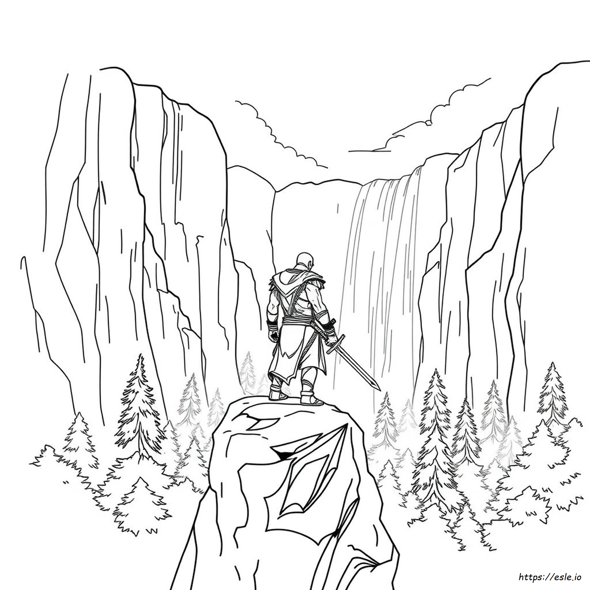 Kratos Coloring Pages