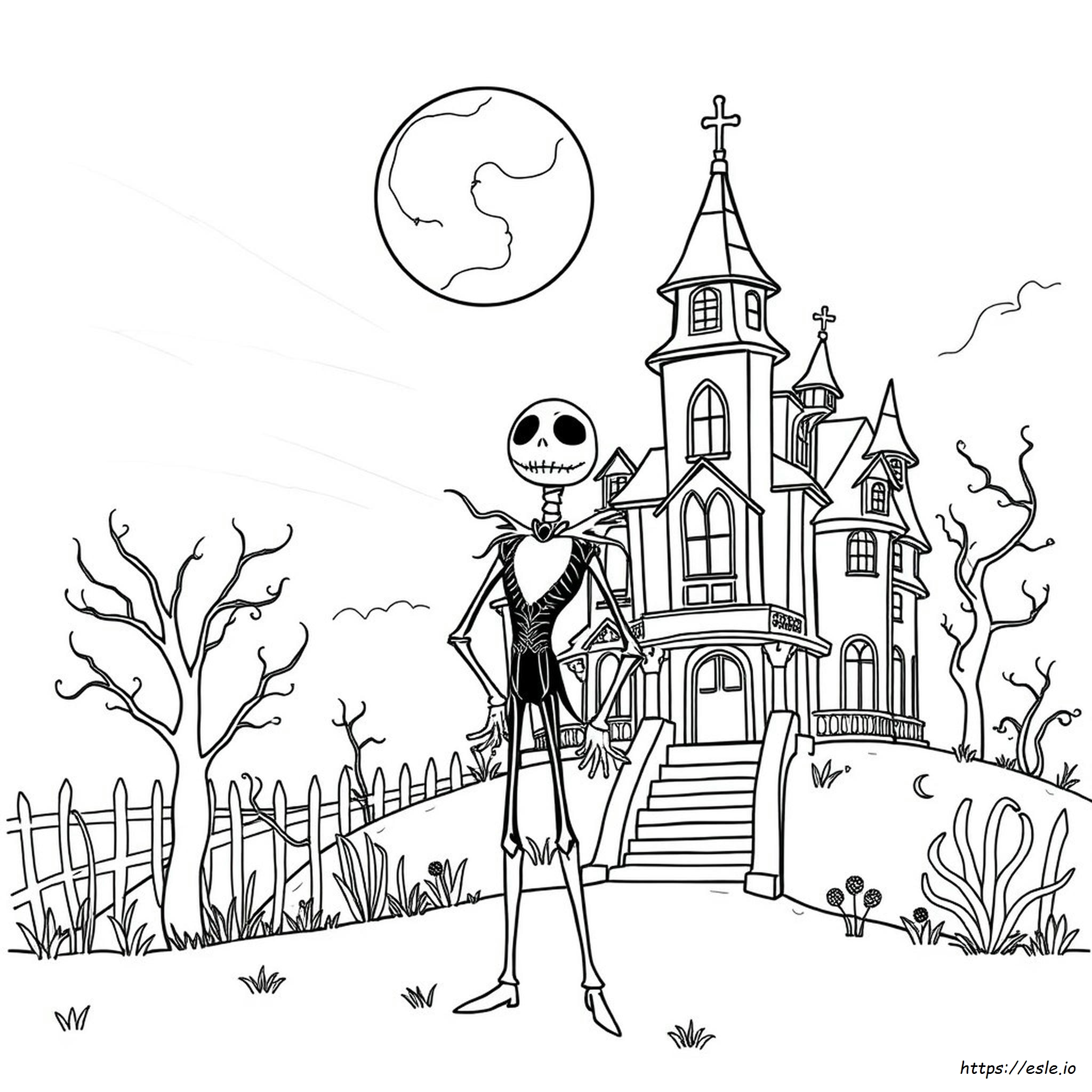 Jack Skelington Coloring Pages