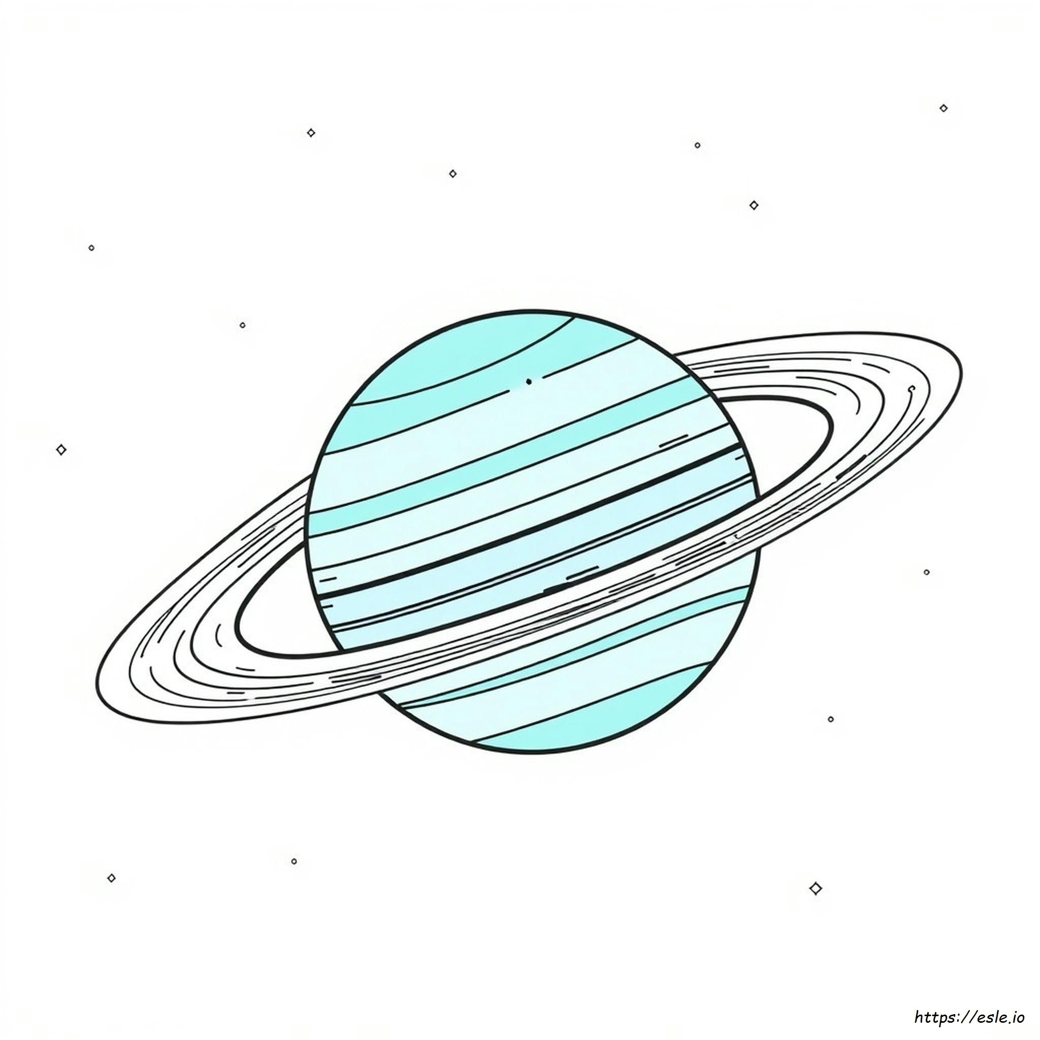 Neptun Ausmalbild