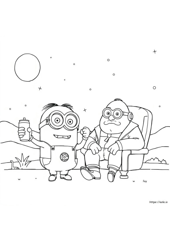Despicable Me Coloring Book Pages