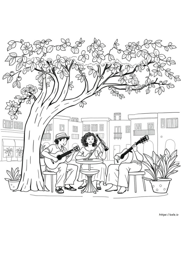 Latino Coloring Pages