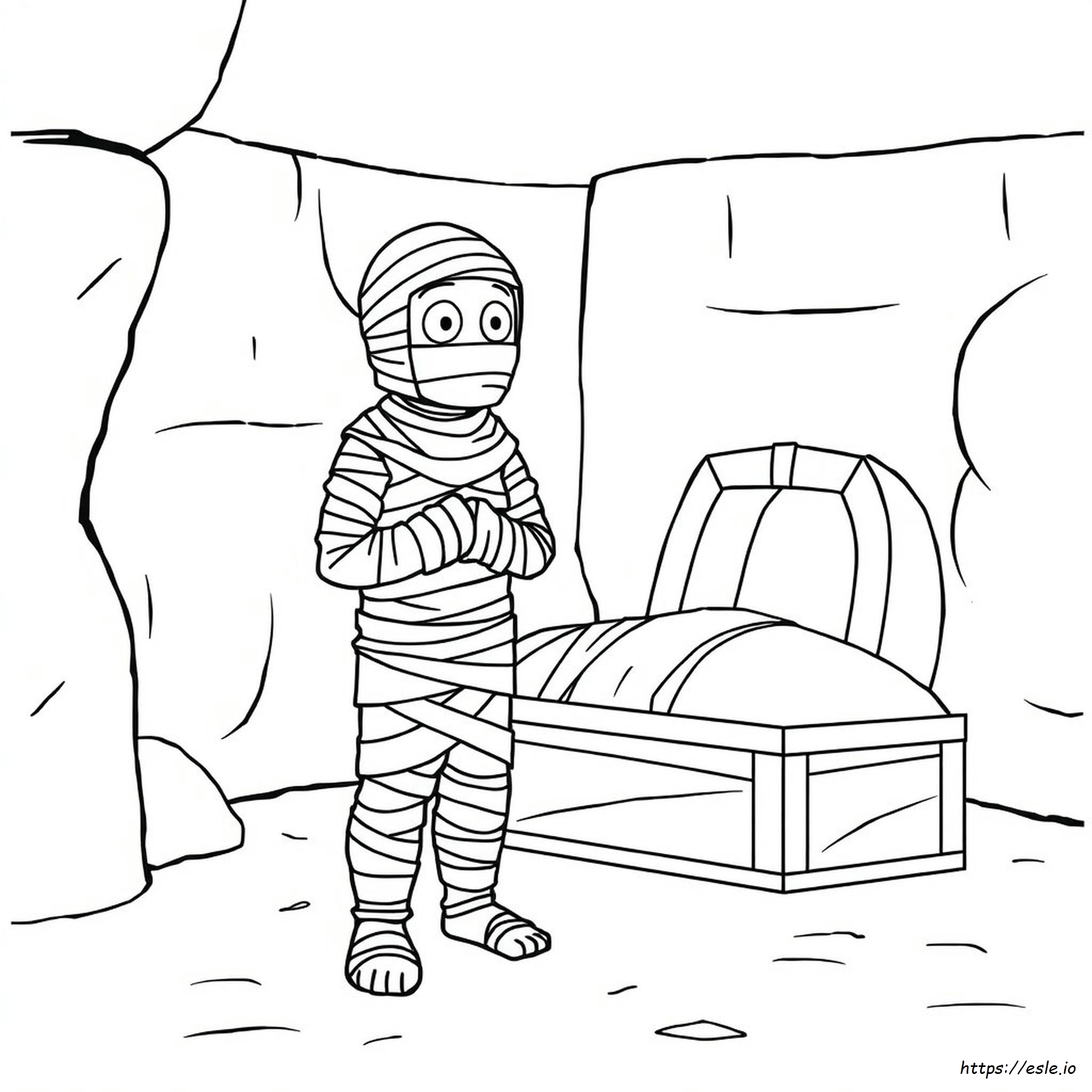 The Mummy Coloring Pages