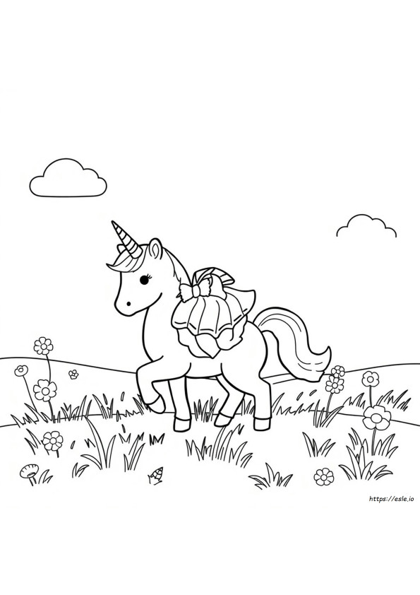 Kitty Princess Coloring Unicorn Hello Kitty Coloring Pages