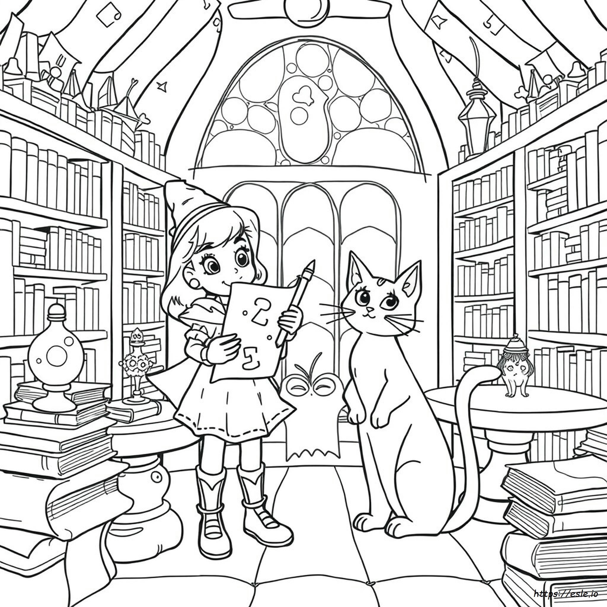 Zoey And Sassafras Coloring Pages