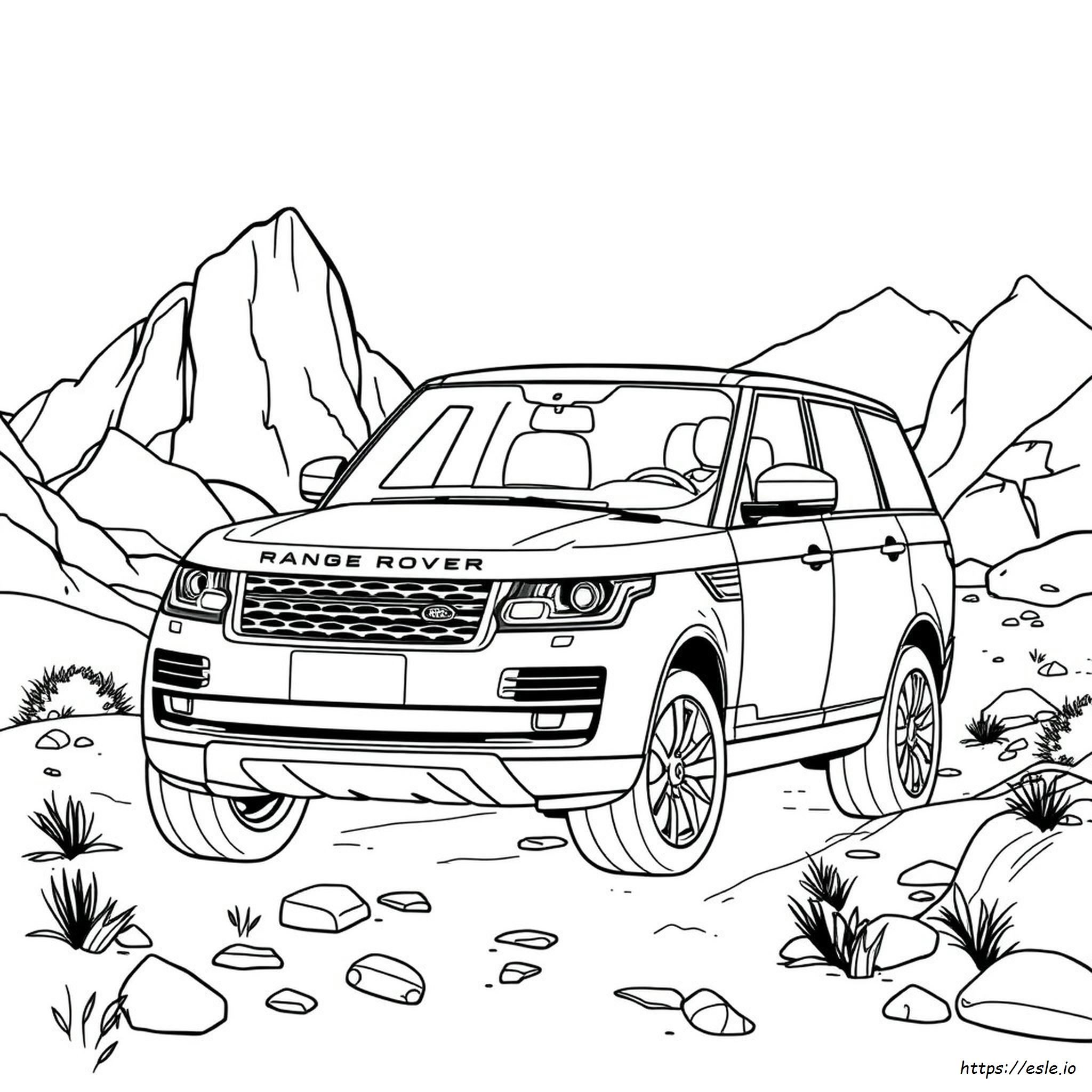Range Rover Ausmalbilder Zum Ausdrucken