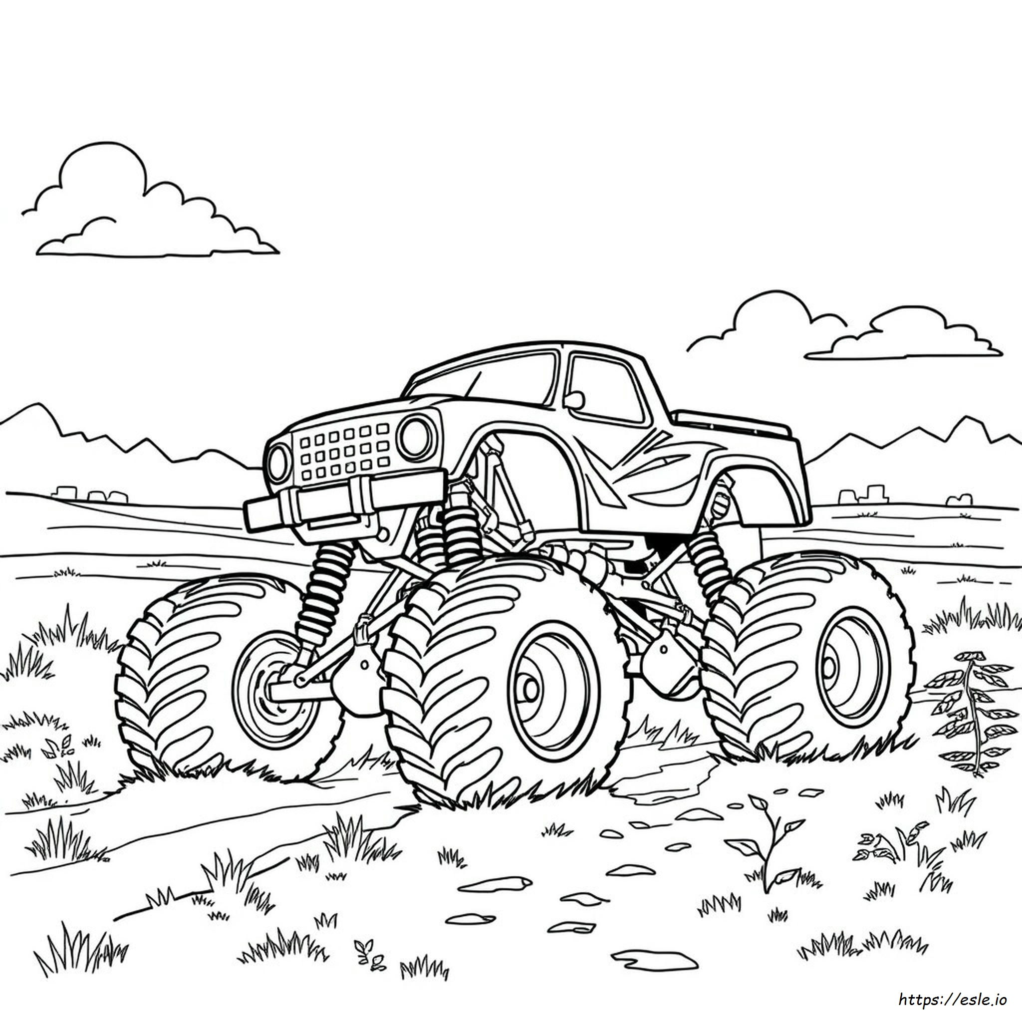 Coloring Monstertruck
