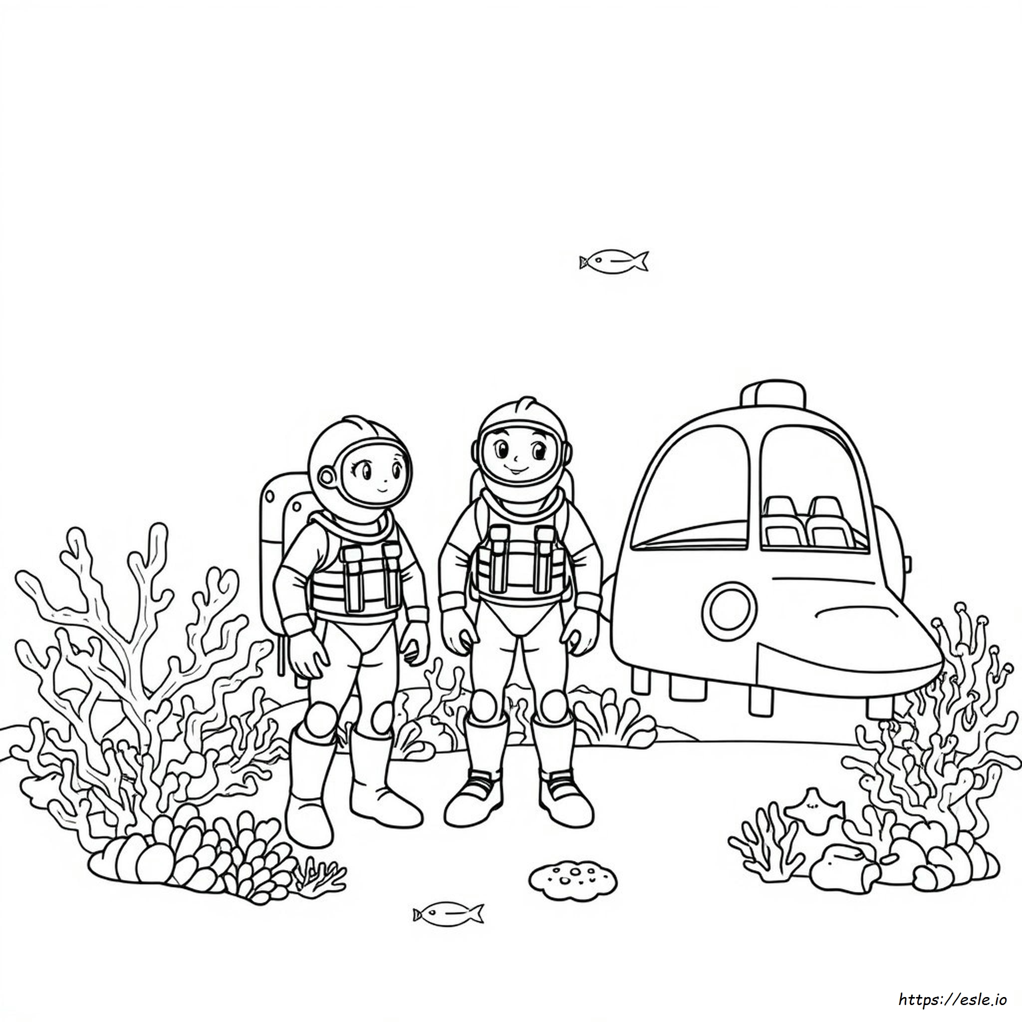 Aquanauts Coloring Pages
