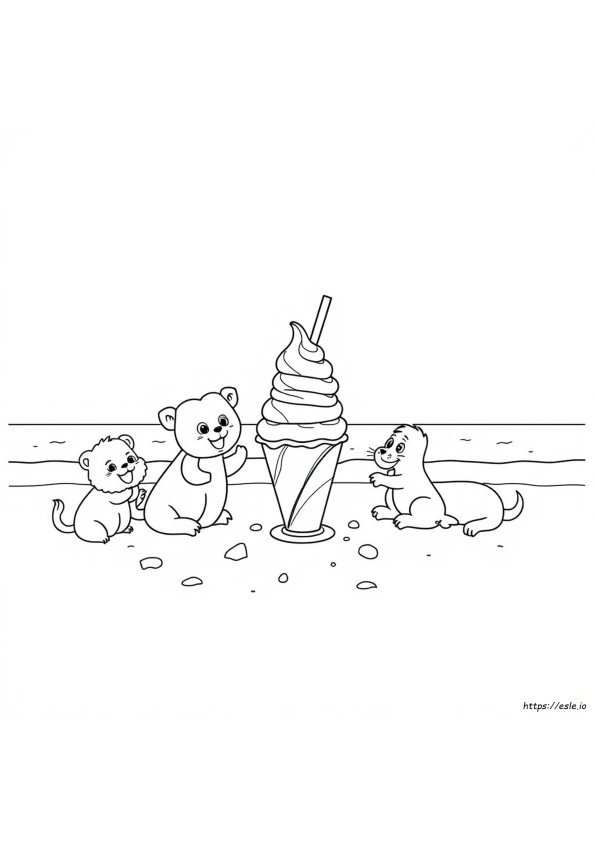 Funny Animal Colouring Pages
