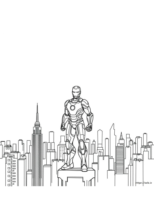 Colouring Pages Of Iron Man