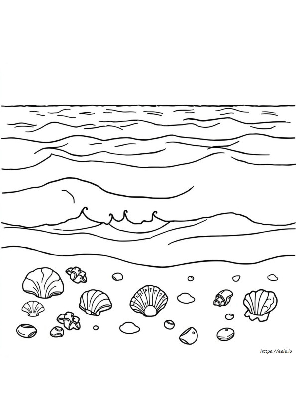 海のぬりえ