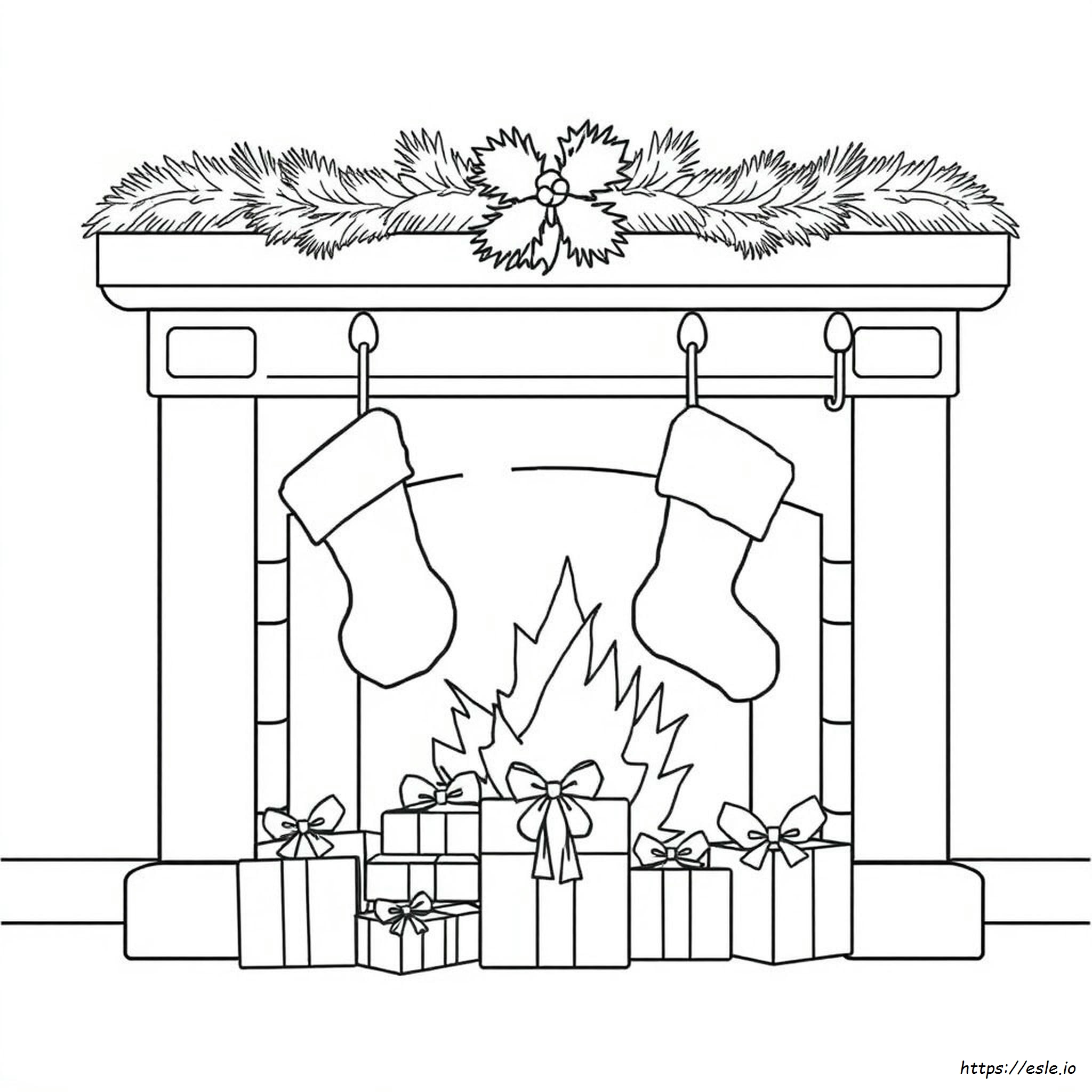 Coloring Pages Of Christmas Stockings