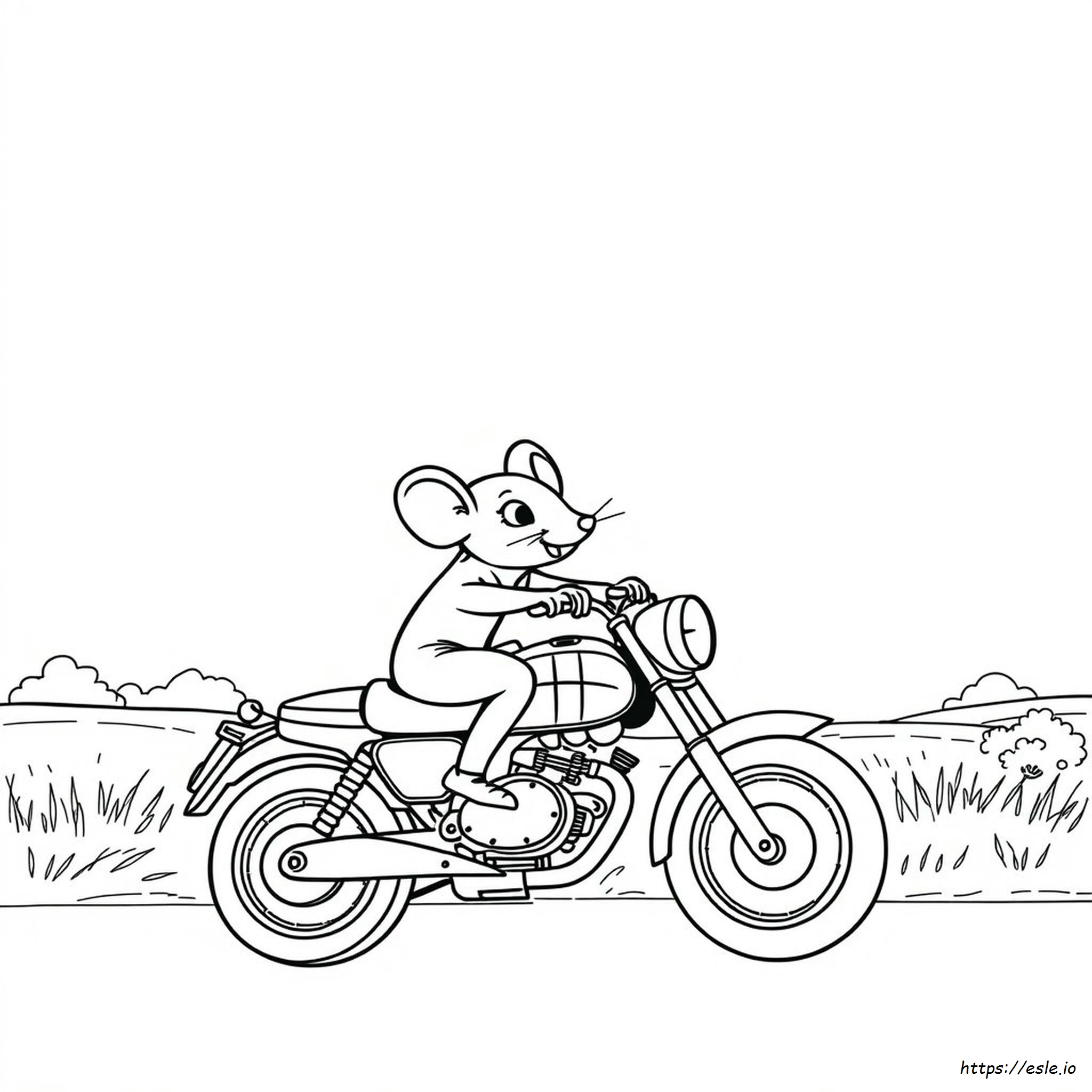 Il Topo E La Motocicletta Disegni Da Colorare