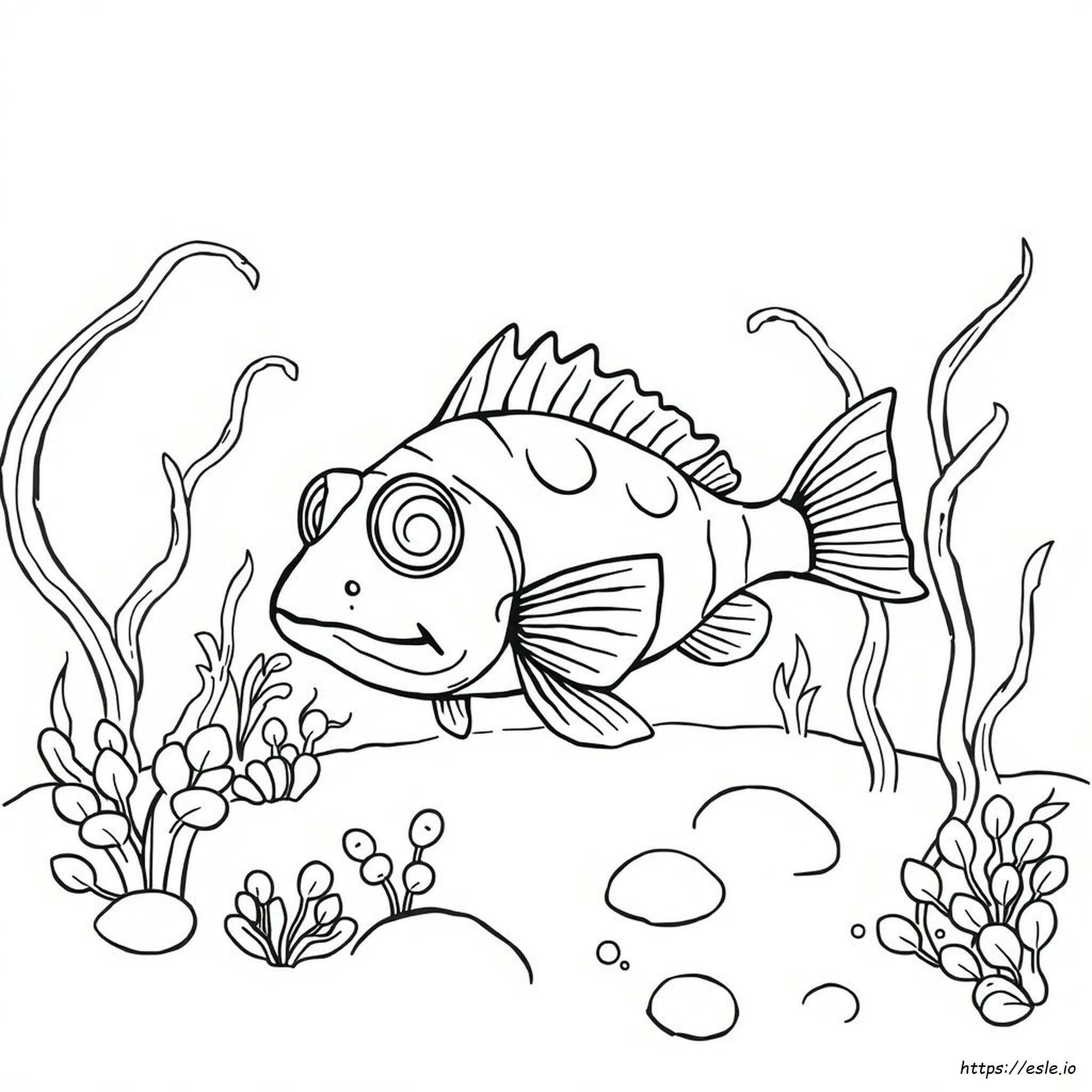 Angler Fish Coloring