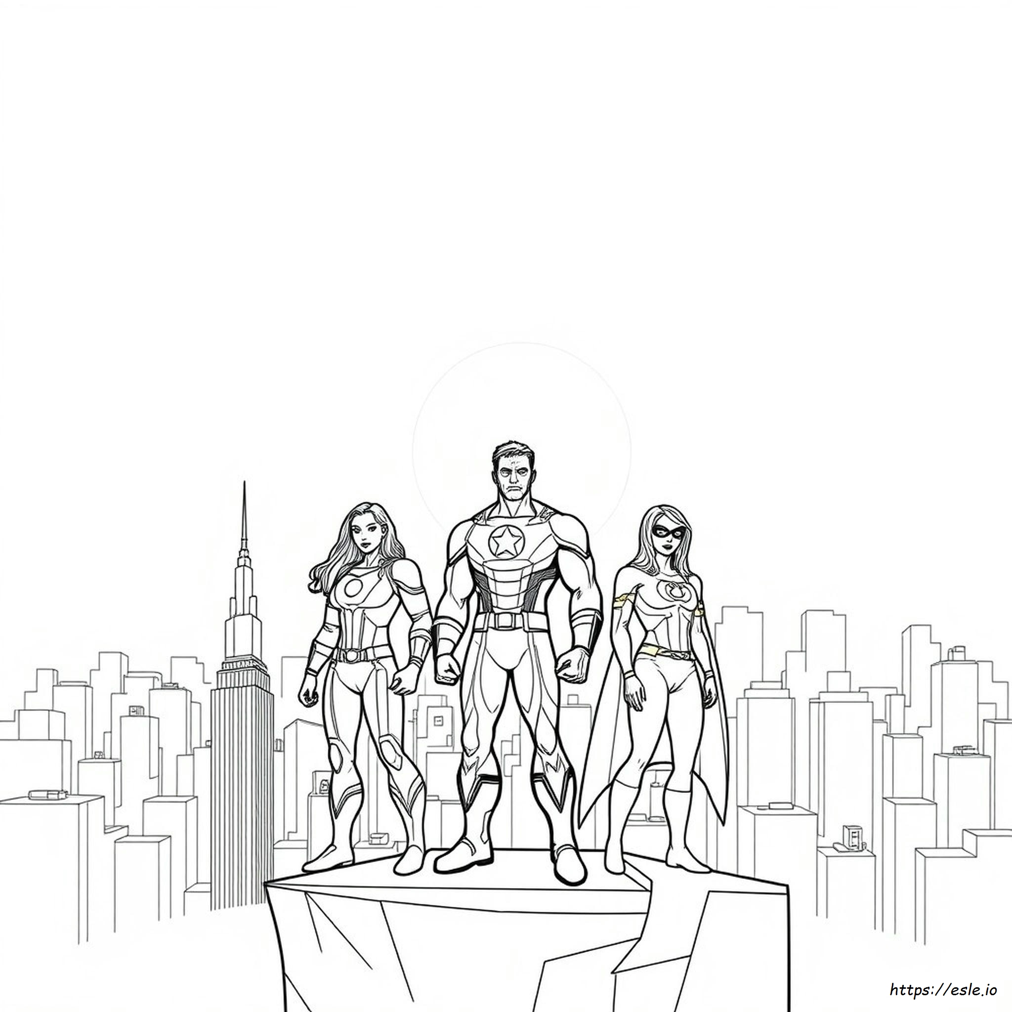Avengers Da Colorare Per Bambini