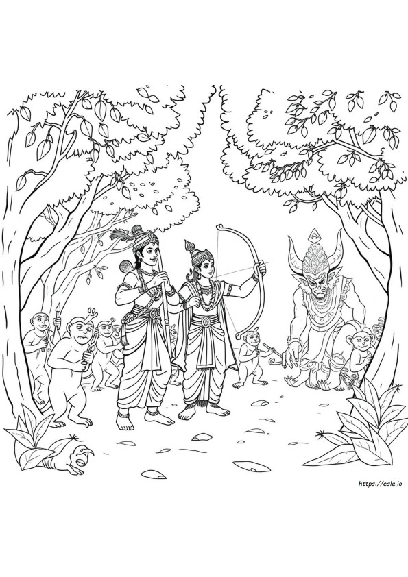Dussehra Värityskuva