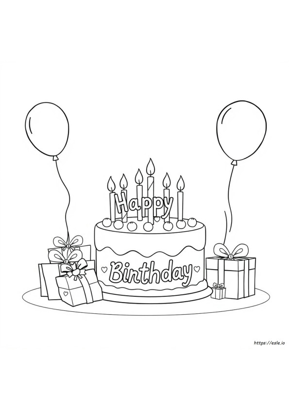 Coloring Pages That Say Happy Birthday