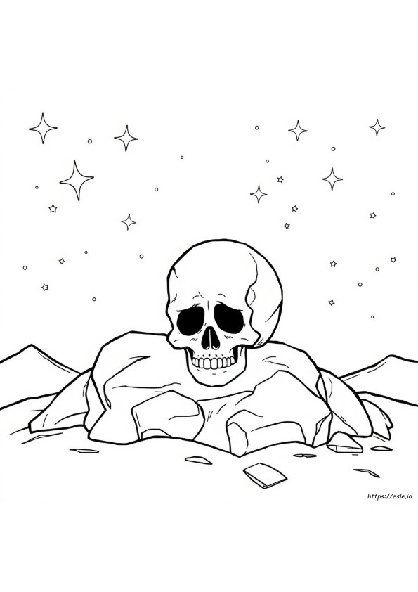 Desene Simple Cu Cranii De Colorat