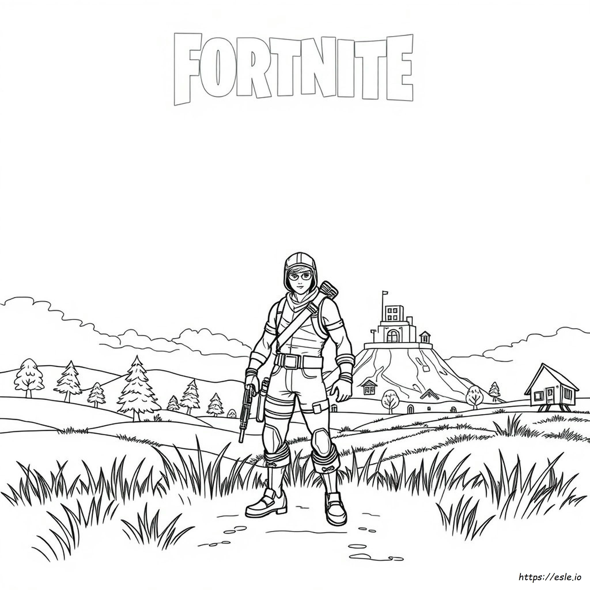 Fortnite Kleurplaten kleurplaat