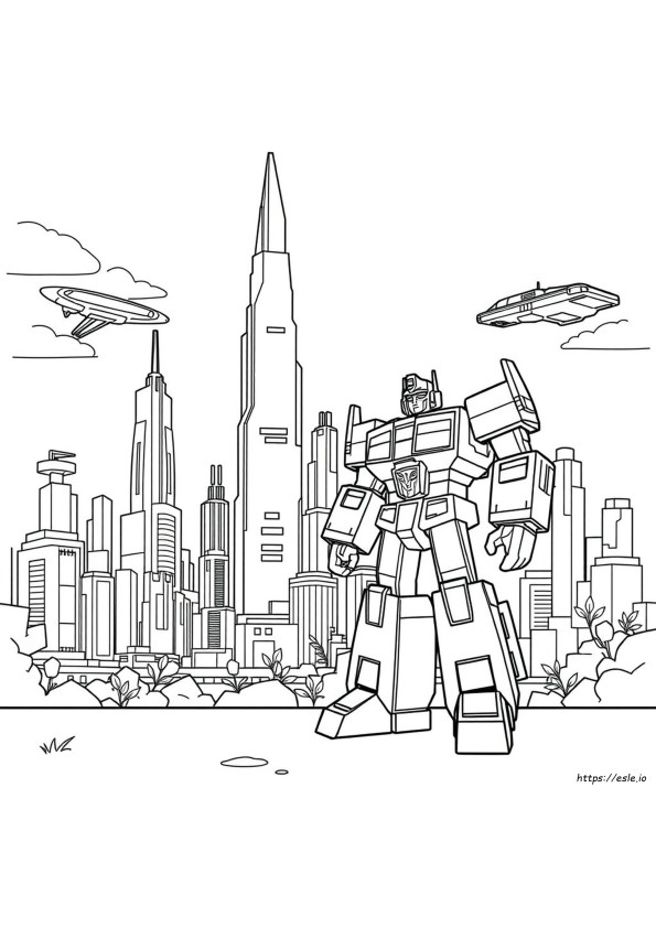Jazz Transformers Ausmalbilder