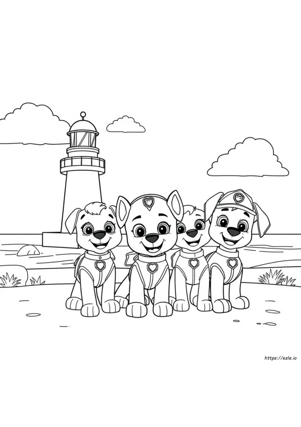 Paw Patrol Film Ausmalbilder Zum Ausdrucken