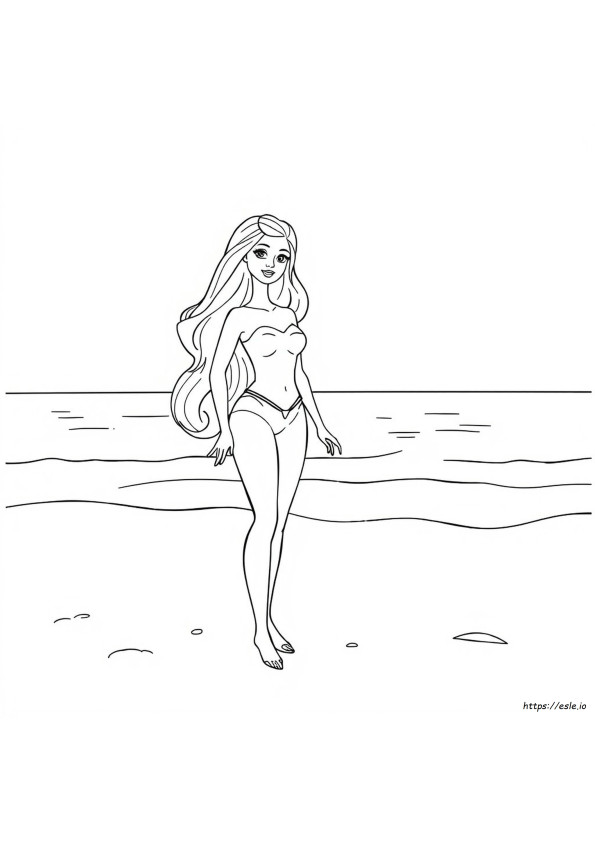 Barbie Para Colorear