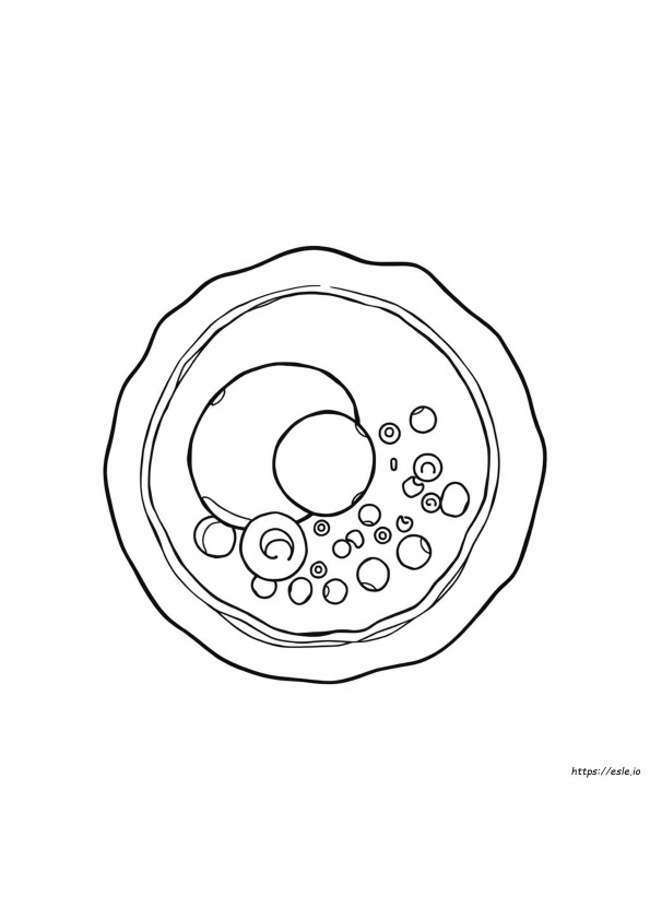 Coloring Page Of A Cell