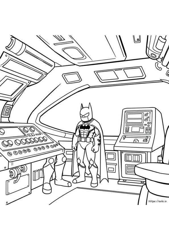Among Us Batman Coloring Pages