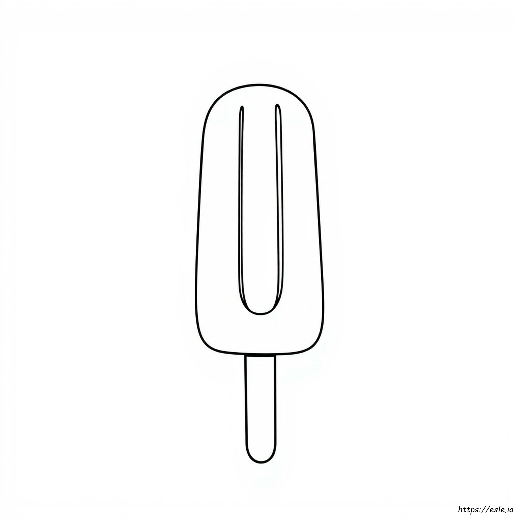 Rainbow Popsicle Coloring Pages