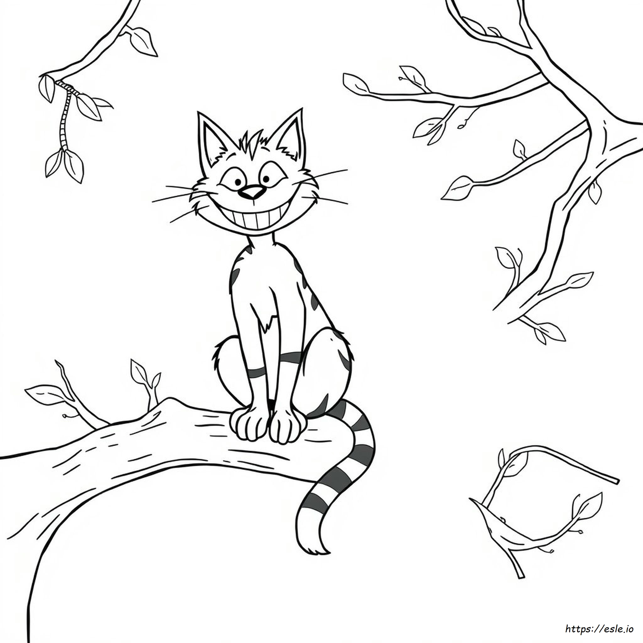 The Cheshire Cat Coloring Pages