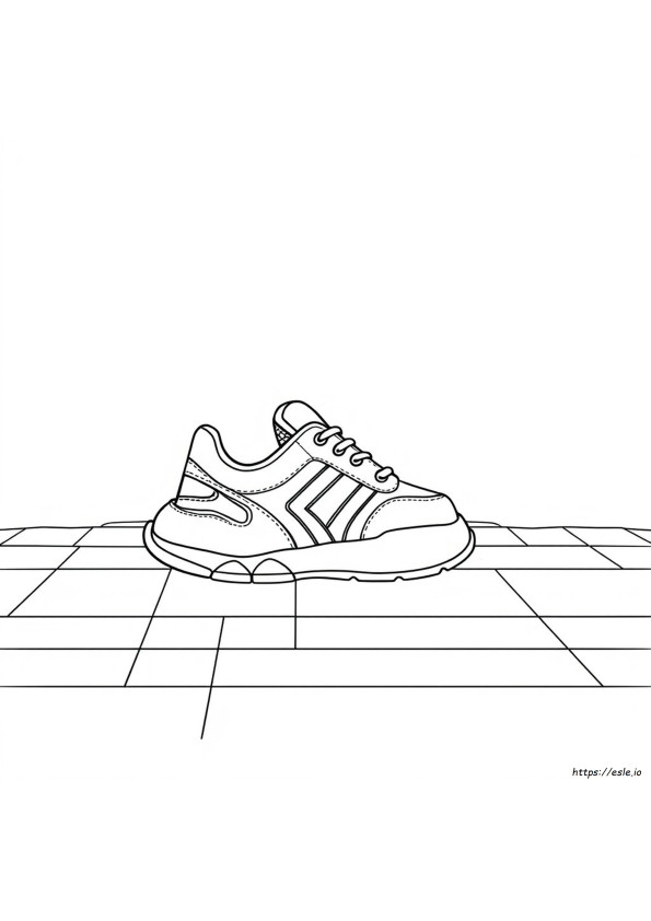 Tênis Para Colorir