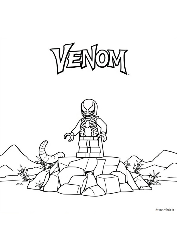 Kolorowanki Lego Venom