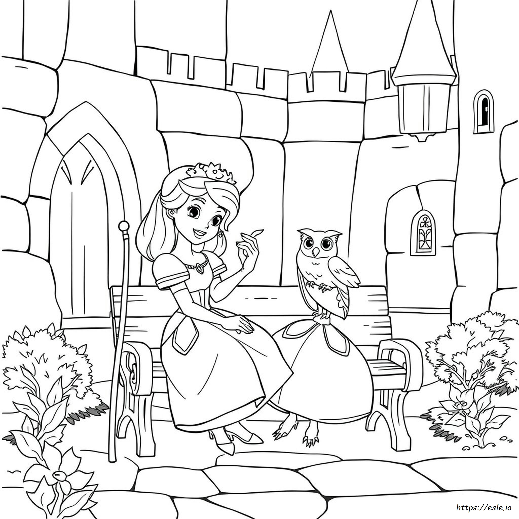 Disney Princess Sofia Coloring Pages