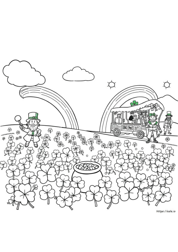 Páginas Para Colorear De San Patricio
