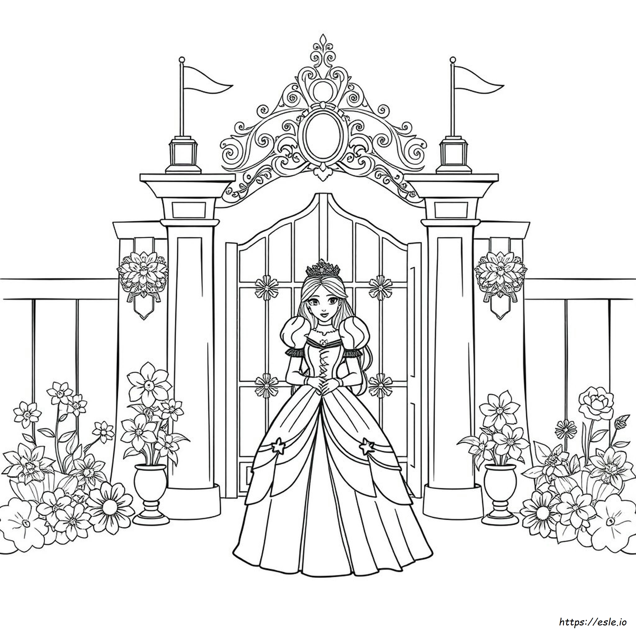 Adult Coloring Pages Princess