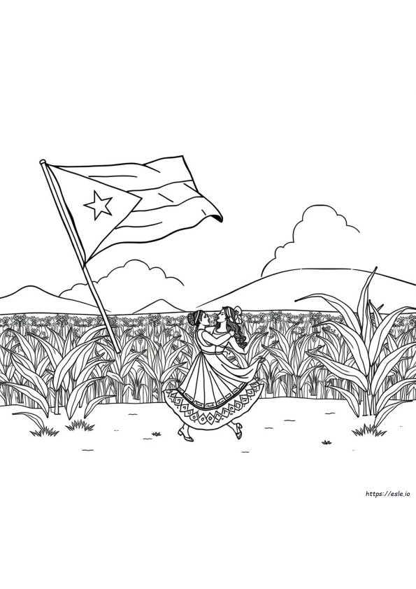 Printable Cuba Coloring Pages