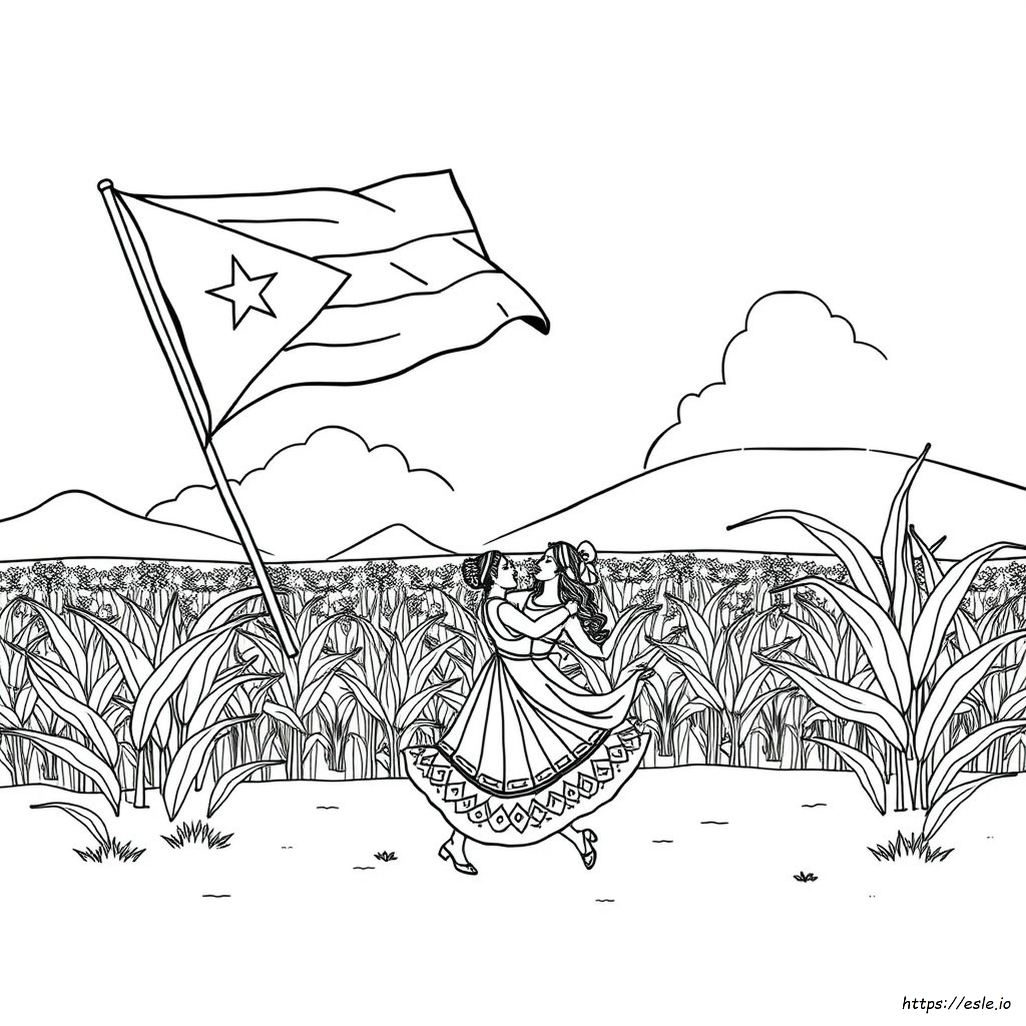 Printable Cuba Coloring Pages
