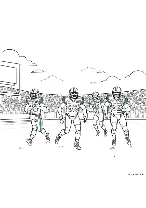 New York Jets Ausmalbilder