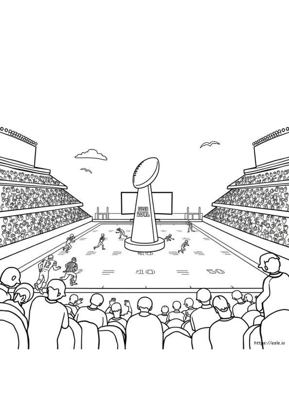 Gambar Mewarnai Super Bowl 2023