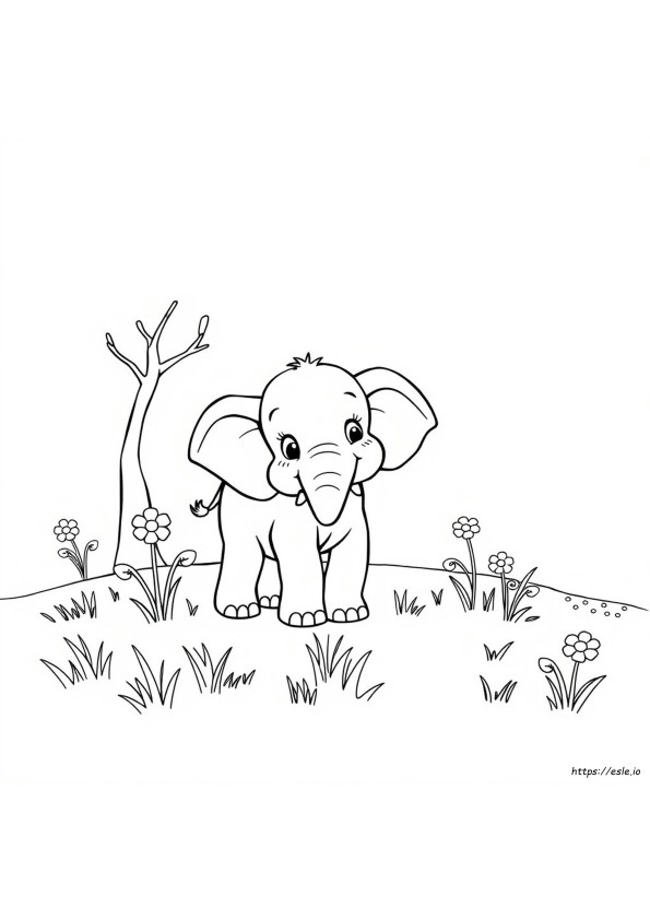 Desenhos De Elefante Para Colorir Grátis Para Imprimir