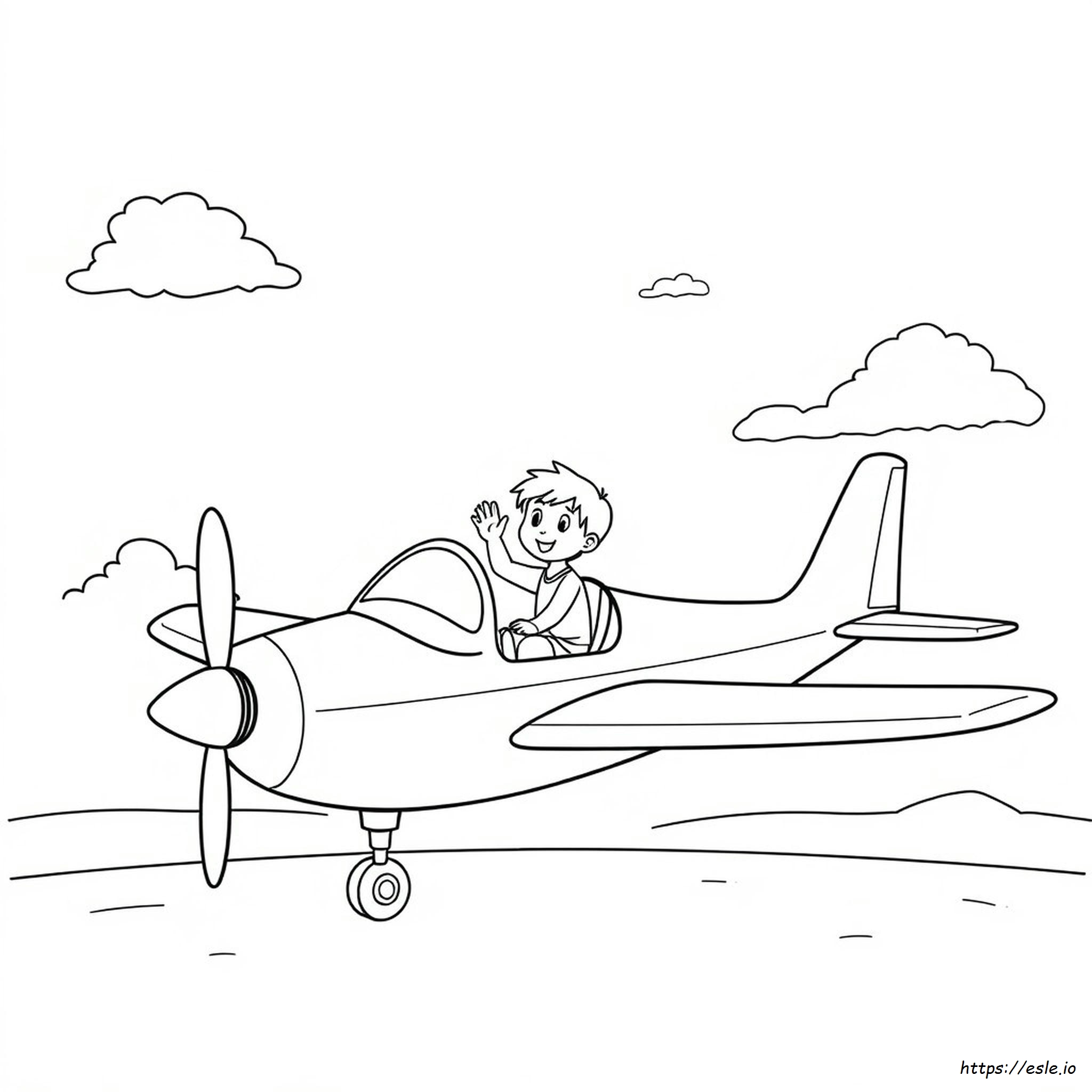 Free Printable Airplane Coloring Pages