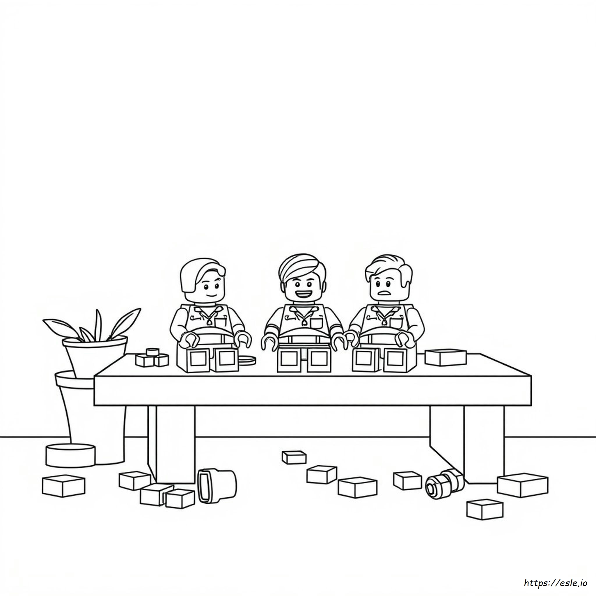 Lego Gambar Mewarnai Dapat Dicetak