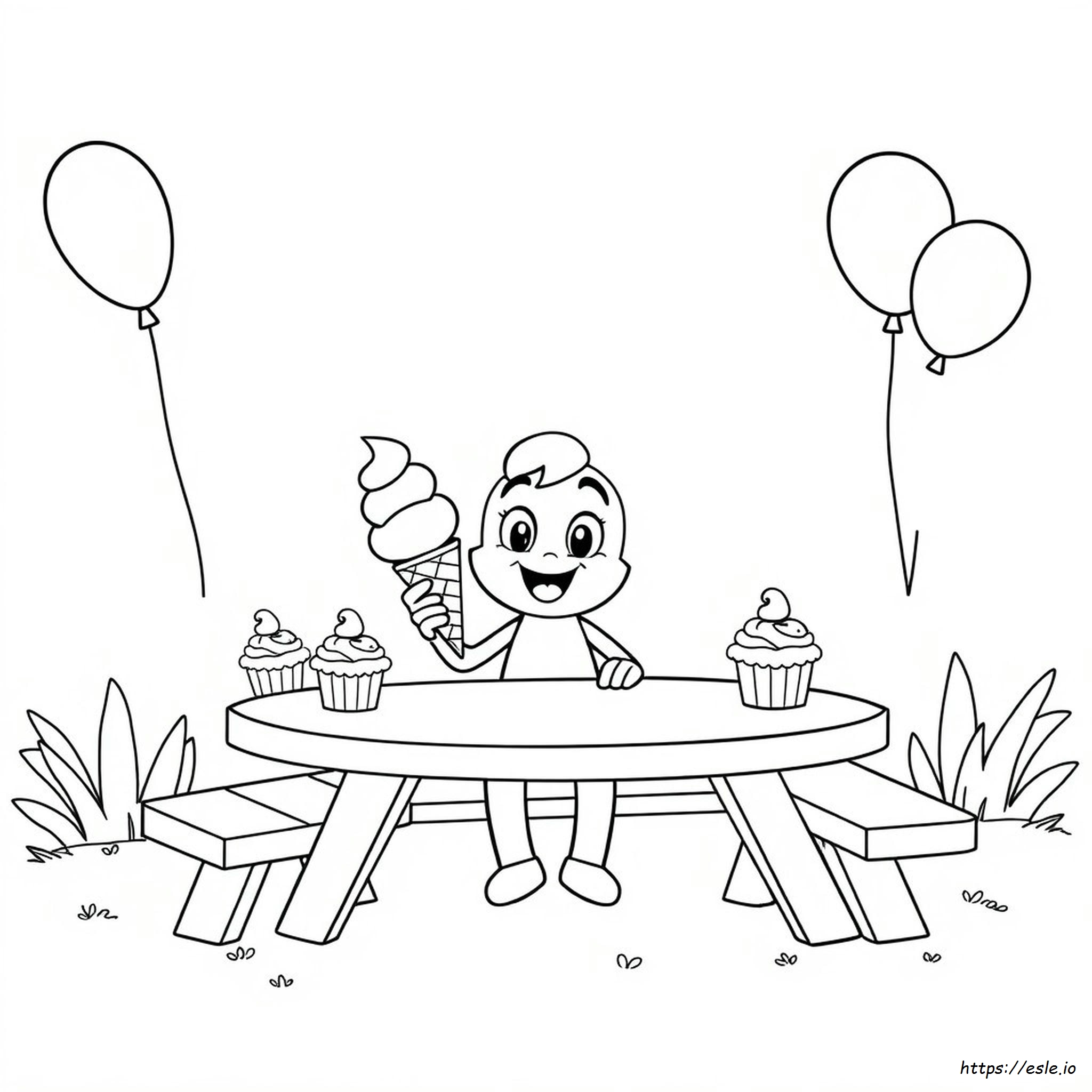 Kartun Mewarnai Makanan